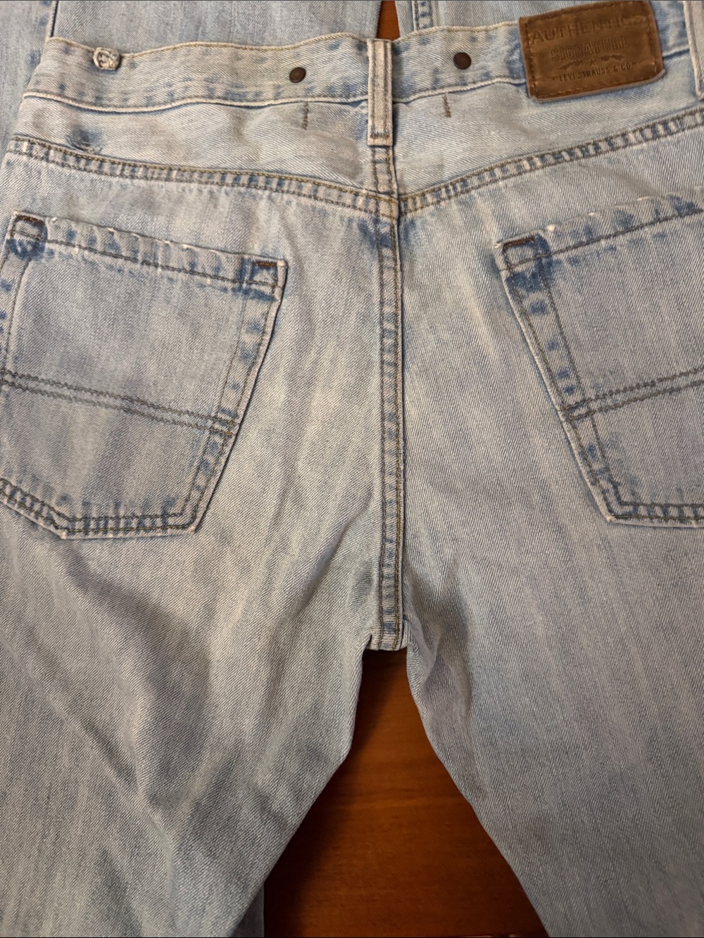 Signature by Levi Strauss Light Blue Relaxed Men’s Jeans Copper Revited